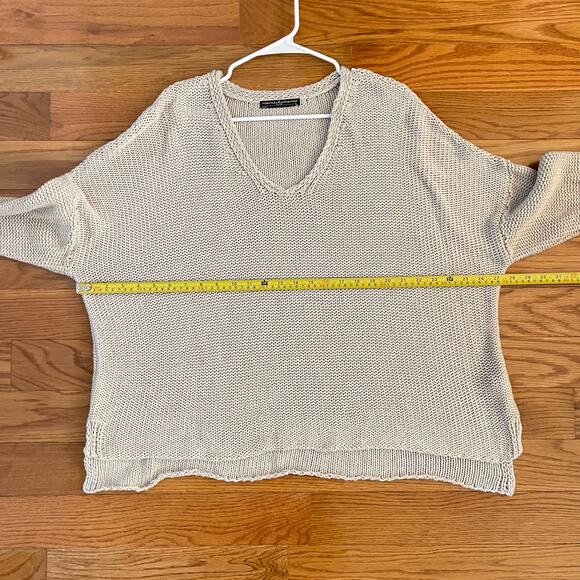 Peruvian Connection Sweater Womens Natural Alpaca Blend Knit Pullover Oversized - Picture 6 of 7